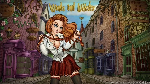 Great Chicken Studio Wands and Witches version 0.95 (RareArchiveGames) - Fetish, Male Domination [1000 MB] (2023)