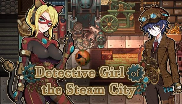 Detective Girl of the Steam City v2.01 by Clymenia/Kagura Games (RareArchiveGames) - Sexual Harassment, Handjob [1000 MB] (2023)