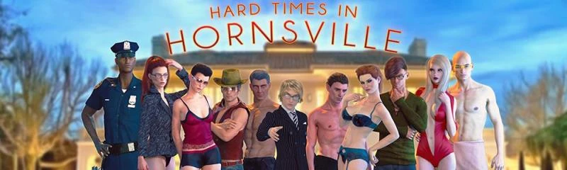 Hard Times in Hornstown Version 4.0 by Unlikely (RareArchiveGames) - Bdsm, Male Protagonist [1000 MB] (2023)