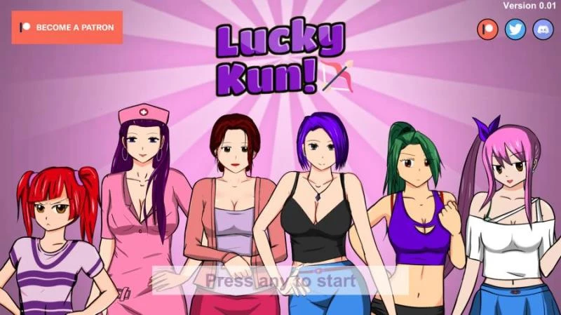 Lucky Kun - Version 0.01 by MadDev (RareArchiveGames) - Bondage, Voyeur [1000 MB] (2023)
