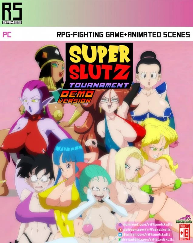 Super Slutz Tournament - Version 2 Demo by riffsandskulls (RareArchiveGames) - Anal Creampie, School Setting [1000 MB] (2023)