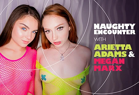 Naughty Encounter with Arietta Adams & Megan Marx by LifeSelector (RareArchiveGames) - Bukakke, Cum Eating [1000 MB] (2023)
