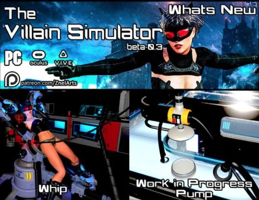 ZnelArts - The Villain Simulator 30 Beta (RareArchiveGames) - Animated, Interracial [1000 MB] (2023)