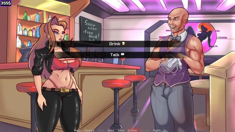 Cocksoftware - Neon Moon v0.1.6 (RareArchiveGames) - Dating Sim, Stripping [1000 MB] (2023)