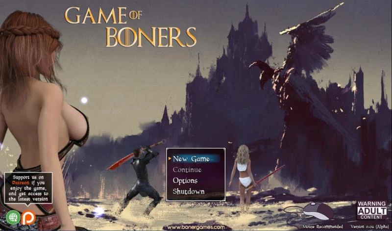 Game Of Boners - Version 0.02 by Boner Games (RareArchiveGames) - Big Ass, Turn Based Combat [1000 MB] (2023)