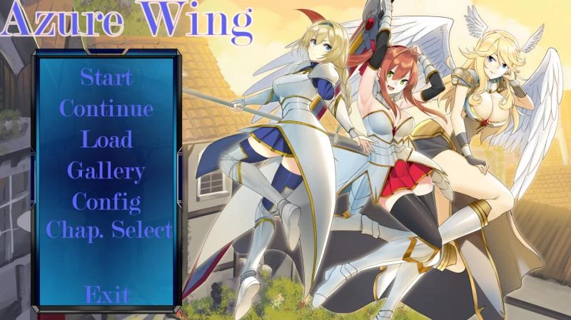 Jonathan S - Azure Wing - Rising Gale Version Demo 8.0 (RareArchiveGames) - Groping, Humor [1000 MB] (2023)