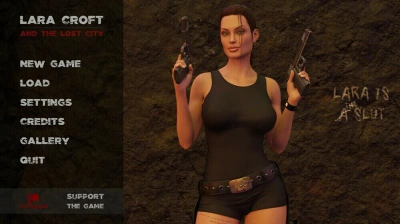 Lara Croft and the Lost City – Version 0.2 - Footjob, Mobile Game [1.03 GB] (2023)